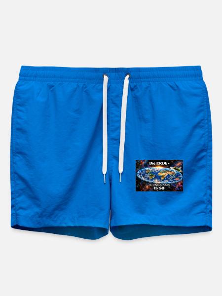 Die Erde -  elliptische Scheibe - Badeshorts - Cobalt blue