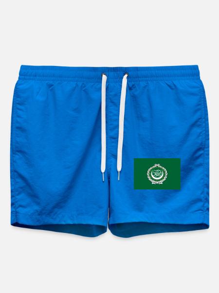 Arabische Liga – Flagge - Badeshorts - Cobalt blue
