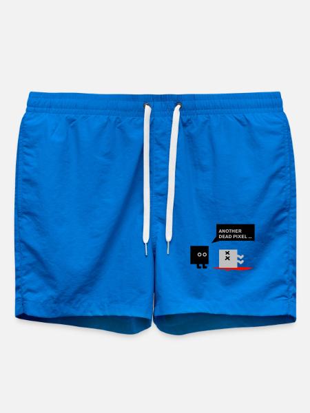 dead pixel_english - Badeshorts - Cobalt blue