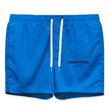 Der Schwabe trägt immer seine Heimat im Herzen - Badeshorts - Cobalt blue - Vorne - AI Model Male 185 light (185cm)