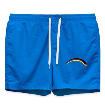 Deutschland Fahne - Badeshorts - Cobalt blue - Vorne - AI Model Male 185 light (185cm)