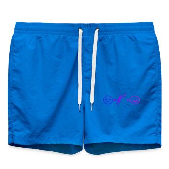 Idée cadeau pour un tennis avec tennis - Short de bain - cobalt blue - Devant - AI Model Male 185 light (185cm)