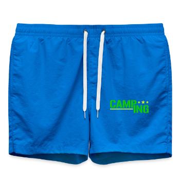 Camping - Short de bain - cobalt blue - Devant - AI Model Male 185 light (185cm)
