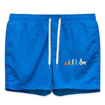 Évolution de la capoeira - Short de bain - cobalt blue - Devant - AI Model Male 185 light (185cm)