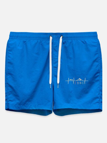 Retro Street 80 Years Octogenarian Gift 1946 - Swim Trunks - cobalt blue