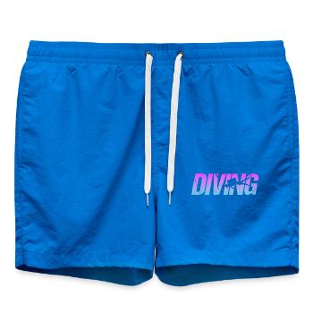 Tauchen Diving - Badeshorts - Cobalt blue - Vorne - AI Model Male 185 light (185cm)