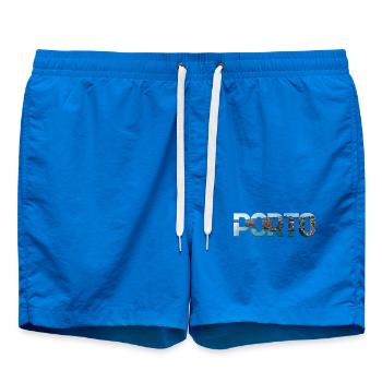 Découpe de Porto Skyline - Short de bain - cobalt blue - Devant - AI Model Male 185 light (185cm)