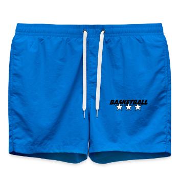 Basketball / Basketball / Basktet-Ball / Sport - Badeshorts - Cobalt blue - Vorne - AI Model Male 185 light (185cm)