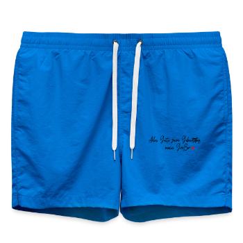 Alles Gute zum Geburtstag - Badeshorts - Cobalt blue - Vorne - AI Model Male 185 light (185cm)
