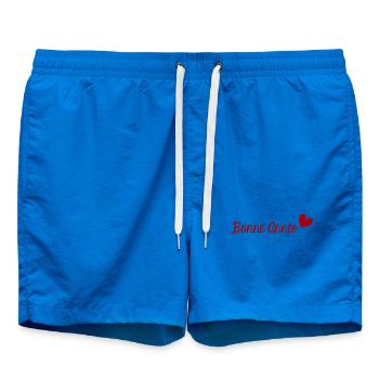 BONNE ANNEE. SAINT SYLVESTRE. NOUVELLE ANNÉE - Short de bain - cobalt blue - Devant - AI Model Male 185 light (185cm)