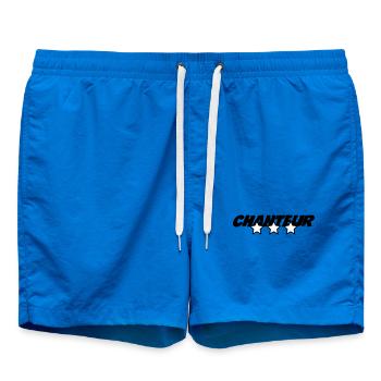 Sänger – Musik, Bühne, Leidenschaft, Stimme, Performance - Badeshorts - Cobalt blue - Vorne - AI Model Male 185 light (185cm)