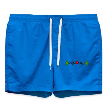 Battement de cœur ambulant de Nimègue - Short de bain - cobalt blue - Devant - AI Model Male 185 light (185cm)