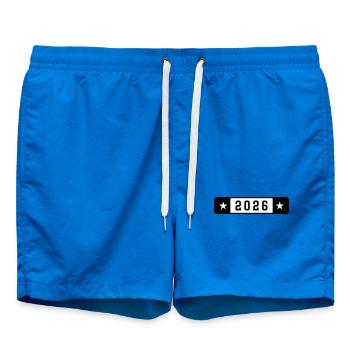 2026 - Short de bain - cobalt blue - Devant - AI Model Male 185 light (185cm)