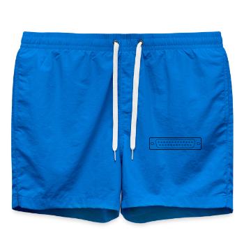 DB 25 Connector Parallel, Drucker - Badeshorts - Cobalt blue - Vorne - AI Model Male 185 light (185cm)