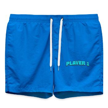 PLAYER 1 - Badeshorts - Cobalt blue - Vorne - AI Model Male 185 light (185cm)
