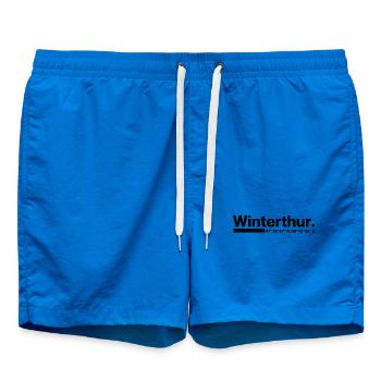 Winterthour Coordonnées Zurich Suisse - Short de bain - cobalt blue - Devant - AI Model Male 185 light (185cm)