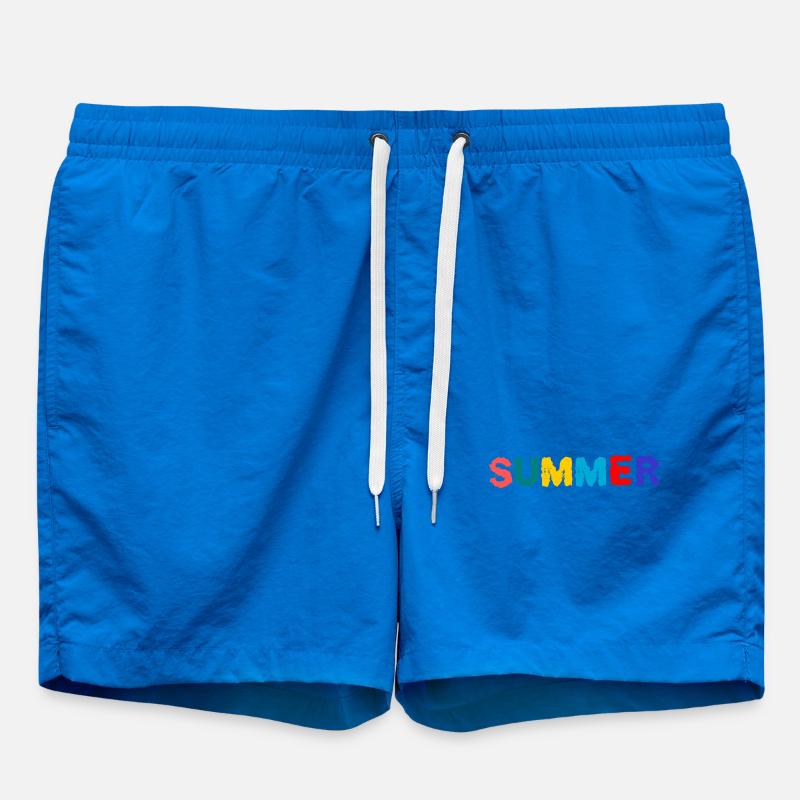 MISTRESS. MASTER. TEACHER. SCHOOL - Swim Trunks - cobalt blue