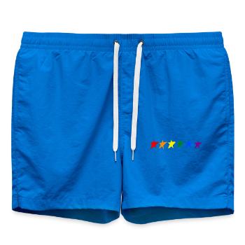 STERNE MIT LGTB-FARBEN - Badeshorts - Cobalt blue - Vorne - AI Model Male 185 light (185cm)