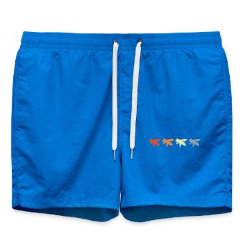 Look vintage abeille - Short de bain - cobalt blue - Devant - AI Model Male 185 light (185cm)