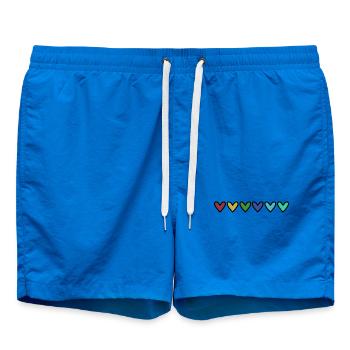 NOËL. ANNEE. ANNIVERSAIRE. RETRAITE. FÊTE DES PERE - Short de bain - cobalt blue - Devant - AI Model Male 185 light (185cm)