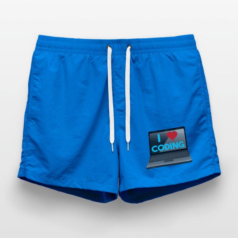 Programming, Programmer, Computer Scientist Swim Trunks
