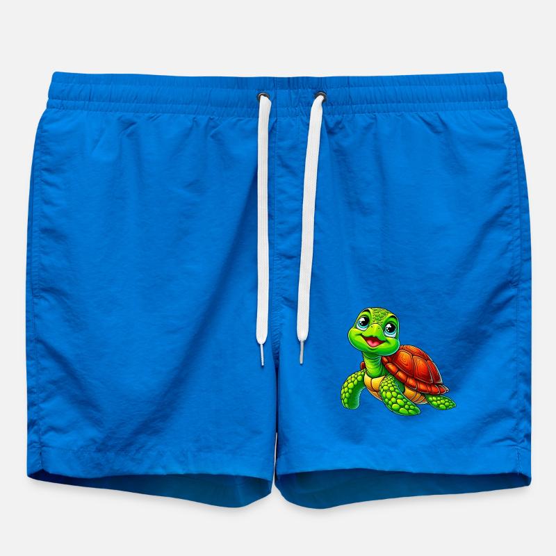 Turtle - Swim Trunks - cobalt blue