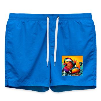 Canard mandarin - Short de bain - cobalt blue - Devant