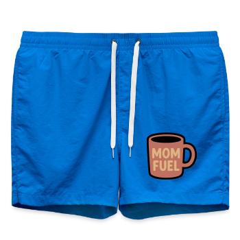 Mom Fuel Coffee Mug Mom - Swim Trunks - cobalt blue - Front