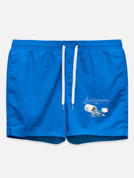 AnkerPillen Blaues Meeresbild - Badeshorts - Cobalt blue