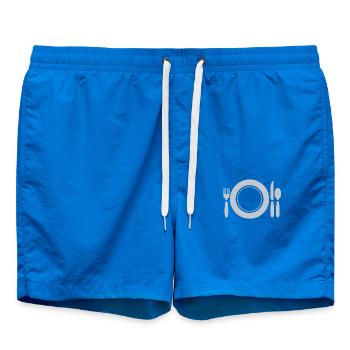 Icône de l’assiette de service du repas - Short de bain - cobalt blue - Devant