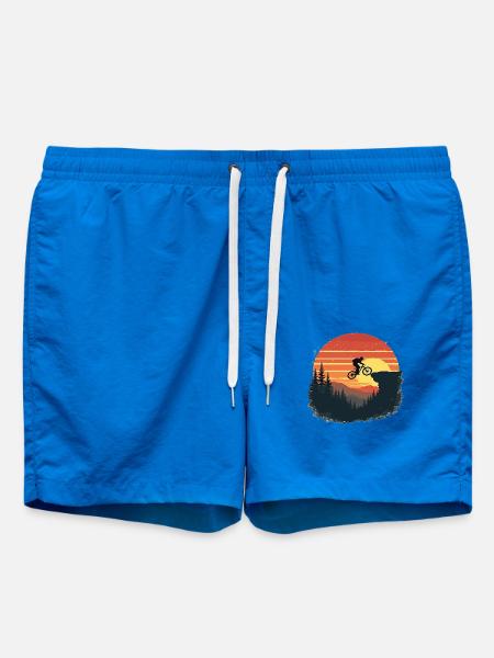 Mountainbike Downhill Abenteuer Mtb für Radfahrer - Badeshorts - Cobalt blue