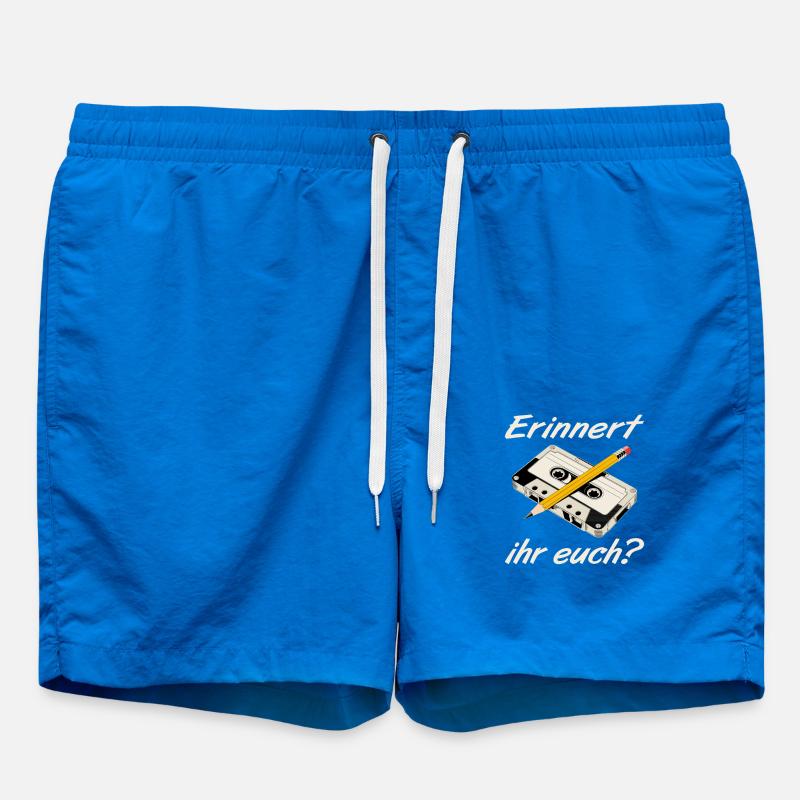 Cassette d’enfance Rewind Nostalgie - Short de bain - cobalt blue