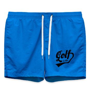 Welle ist Leben Retro-Design - Badeshorts - Cobalt blue - Vorne