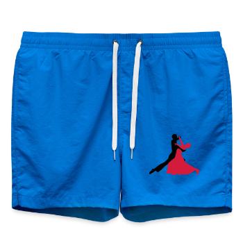 la danse de salon - Short de bain - cobalt blue - Devant - AI Model Male 185 light (185cm)