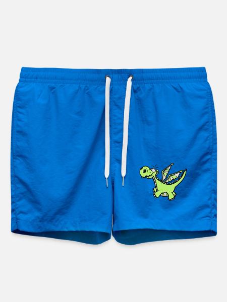 Mächtiger Drache - Badeshorts - Cobalt blue