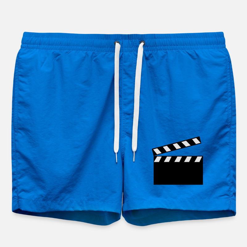 Clapper Board - Swim Trunks - cobalt blue
