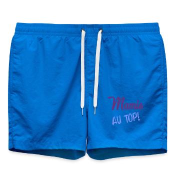 MAMIE. MAMAN. FÊTE DES MÈRES - Short de bain - cobalt blue - Devant - AI Model Male 185 light (185cm)