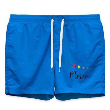 MERCI. MAÎTRESSE. MAÎTRE. MERCI MAÎTRESSE - Short de bain - cobalt blue - Devant - AI Model Male 185 light (185cm)