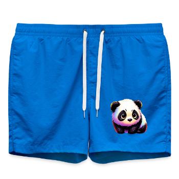 Panda - Swim Trunks - cobalt blue - Front