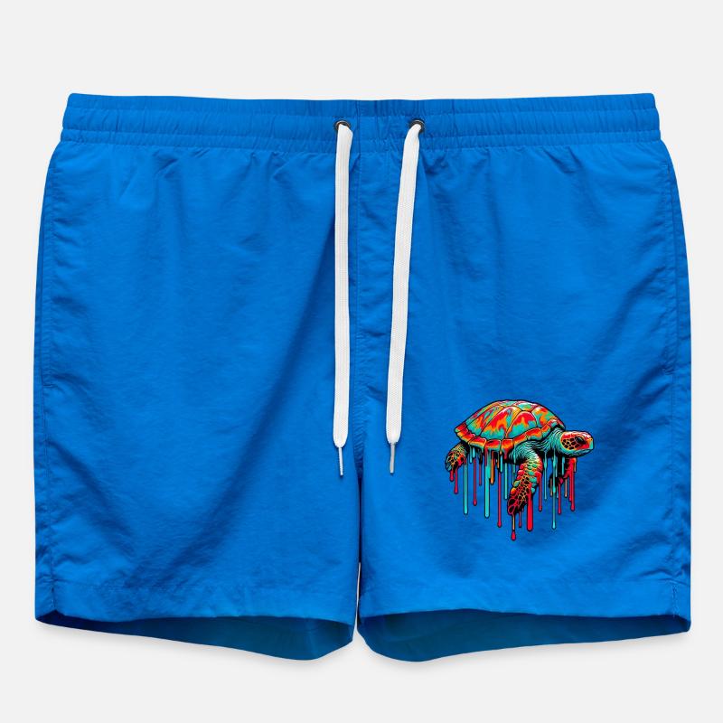 Turtle - Swim Trunks - cobalt blue