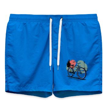 Vintage Bicycle Serenity - Swim Trunks - cobalt blue - Front