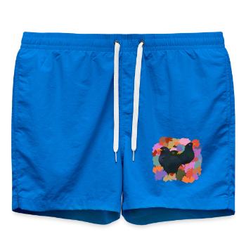 Trois oiseaux sympathiques par une belle journée d’automne - Short de bain - cobalt blue - Devant