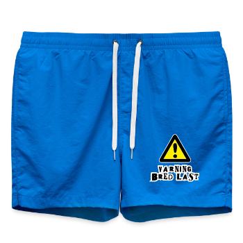 Warnung vor breiter Ladung - Badeshorts - Cobalt blue - Vorne