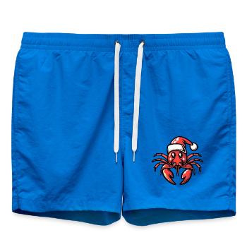 Hummer Krebs Weihnachten - Badeshorts - Cobalt blue - Vorne