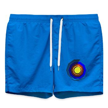 Farbkreis-Oktagon Neon Zentrum - Badeshorts - Cobalt blue - Vorne
