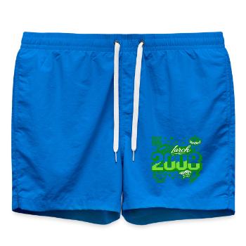 18th Birthday Vintage 2008 Limited Edition - Swim Trunks - cobalt blue - Front