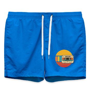 2015 Birthday 2015 Born In 2015 Birthday - Swim Trunks - cobalt blue - Front