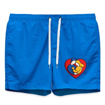 Câlin de famille réconfortant - Short de bain - cobalt blue - Devant