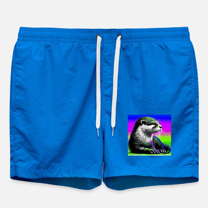 otter - Swim Trunks - cobalt blue