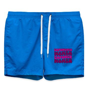 Femmes autonomisées Femmes Féministes - Short de bain - cobalt blue - Devant - AI Model Male 185 light (185cm)